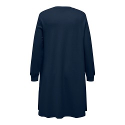 ONLY CARMAKOMA Caia Langærmet A-Shape Kjole Jrs - Dress Blues