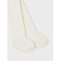 NAME IT Kids Rib 2-pak Strømpebukser - White Alyssum