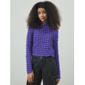 LMTD Liza Brede Lavtaljede Cargo Bukser - Black Denim