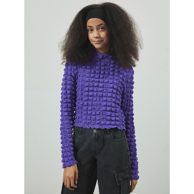 LMTD Liza Brede Lavtaljede Cargo Bukser - Black Denim