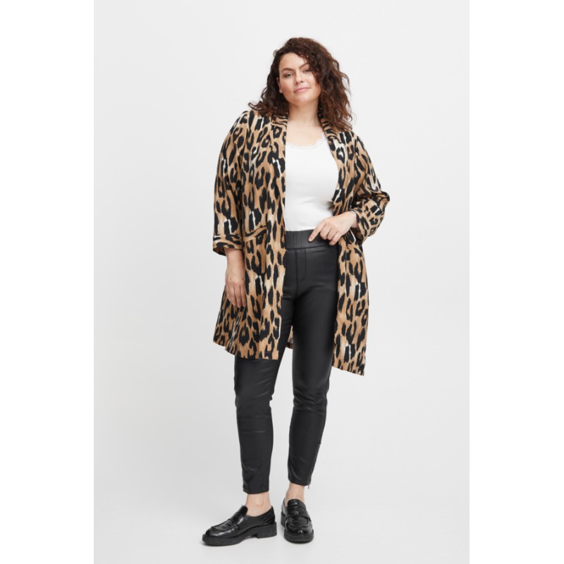 FRANSA PLUS Malin Coatede Bukser - Sort