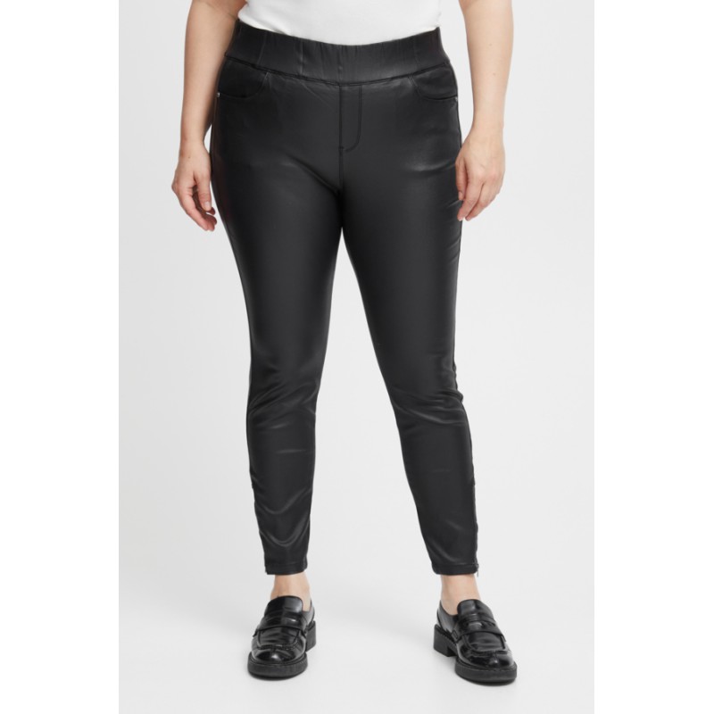 FRANSA PLUS Malin Coatede Bukser - Sort