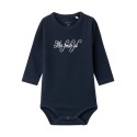 NAME IT Baby Rajul L/S Bodysuit - Dark Sapphire