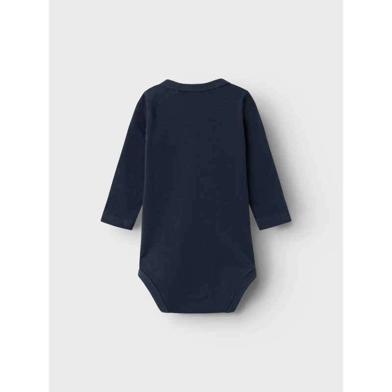 NAME IT Baby Rajul L/S Bodysuit - Dark Sapphire