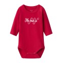 NAME IT Baby Rajul L/S Bodysuit - Jester Red