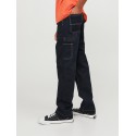 JACK & JONES Junior Karl Contrast Cargo Bukser - Sort