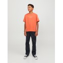 JACK & JONES Junior Karl Contrast Cargo Bukser - Sort
