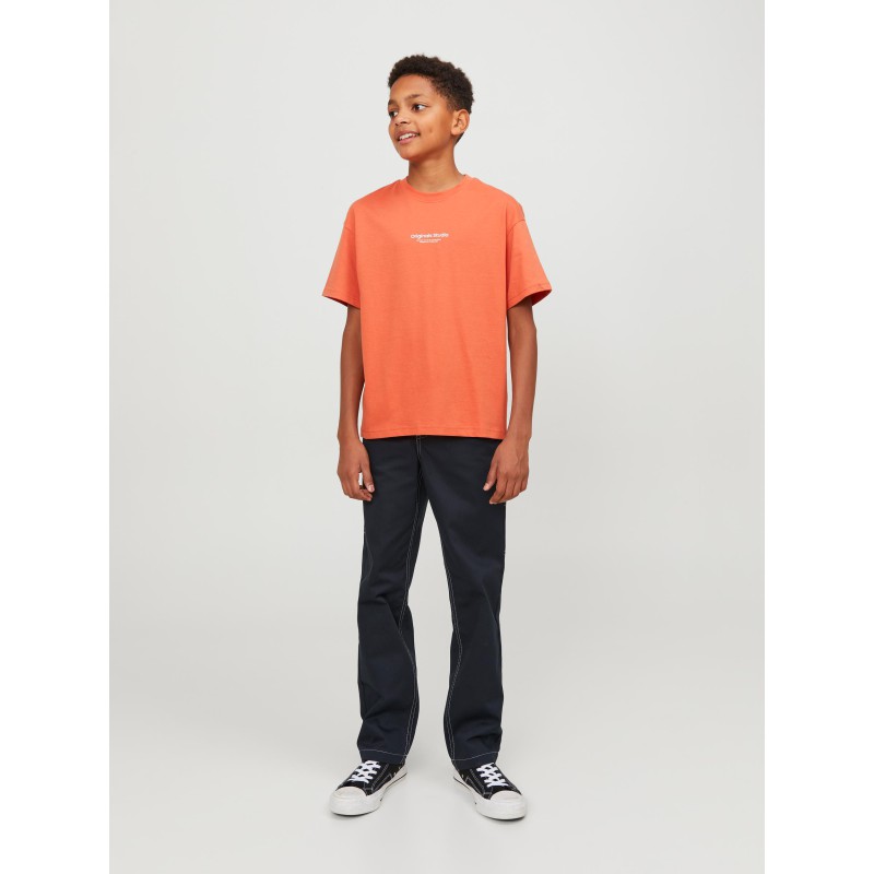 JACK & JONES Junior Karl Contrast Cargo Bukser - Sort