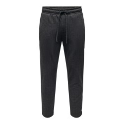 ONLY & SONS Onsanton Reg Pinstripe Buksers - Sort