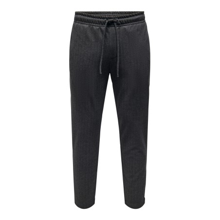 ONLY & SONS Onsanton Reg Pinstripe Buksers - Sort