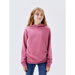 NAME IT Nkfnasweat W Hood Unb - Rose Wine
