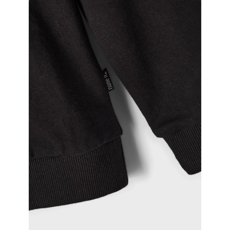 NAME IT Nkfnasweat W Hood Unb - Sort