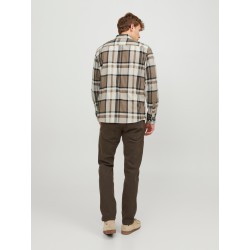 JACK & JONES Jprblubrook Cord X-Mas Shirt Langærmet Ch Ln - Pelican