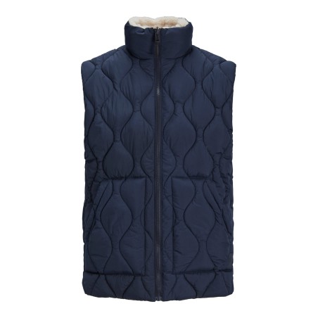JACK & JONES Jprblusidewinter Reversible Vest Bf - Night Sky