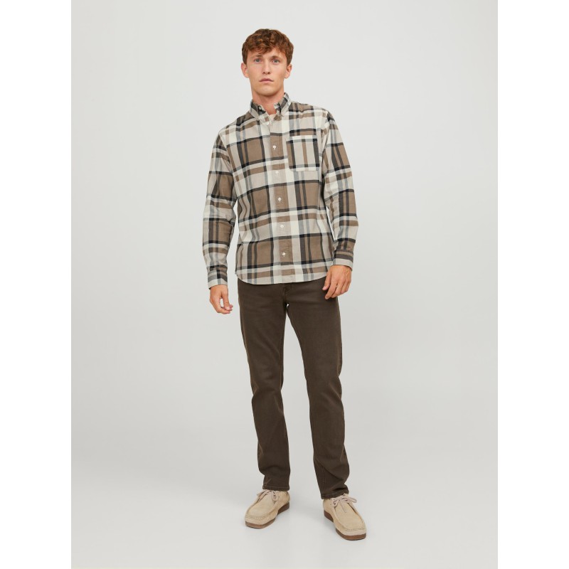JACK & JONES Blubrook X-mas Skjorte - Pelican