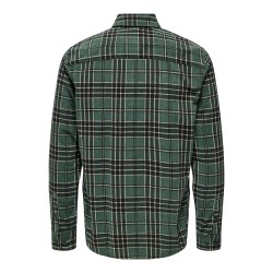 ONLY & SONS Leo Corduroy Skjorte Regular - Cilantro