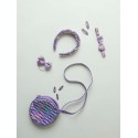 NAME IT Nkfacc-Reda 2P Glitter Hairclips - Grape Juice