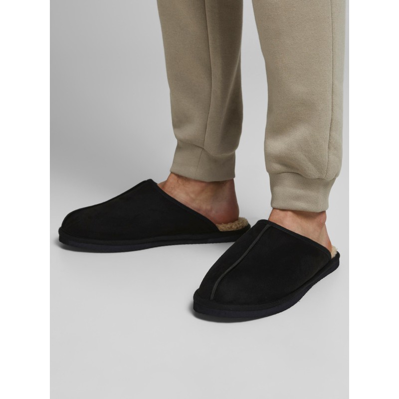 JACK & JONES Dudely Microfiber Slippers - Sort