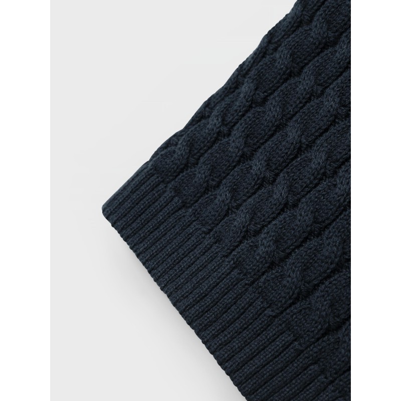 NAME IT Mini Ruso Strik Slipover Vest - Dark Sapphire