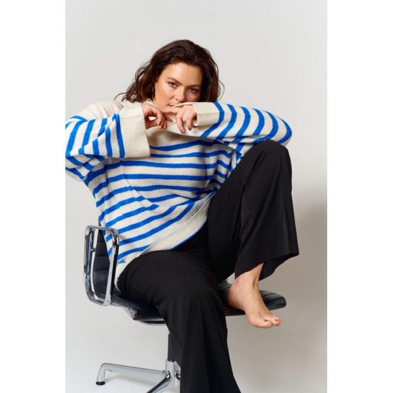 FRANSA Straight Fit Stretch Bukser - Sort