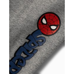 NAME IT Mini/Kids Spiderman Pyjamas Sæt - Grey Melange