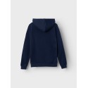 LMTD Nalfemb Langærmet Bru Sweat W. Hood - Navy Blazer