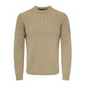 ONLY & SONS Onsal Life Reg 7 Crew Knit Bf - Chinchilla