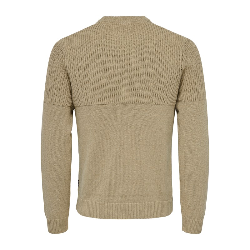 ONLY & SONS Onsal Life Reg 7 Crew Knit Bf - Chinchilla