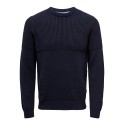 ONLY & SONS Sal Life Strik Trøje - Dark Navy