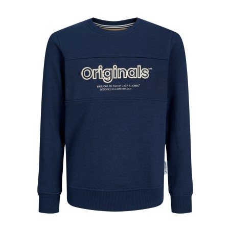 JACK & JONES JUNIOR Jorlakewood Sweat Crew Neck Bf Junior - Navy Blazer