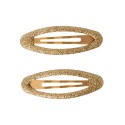 NAME IT  2-Pak Click Glimmer Hårspænder - Gold Colour