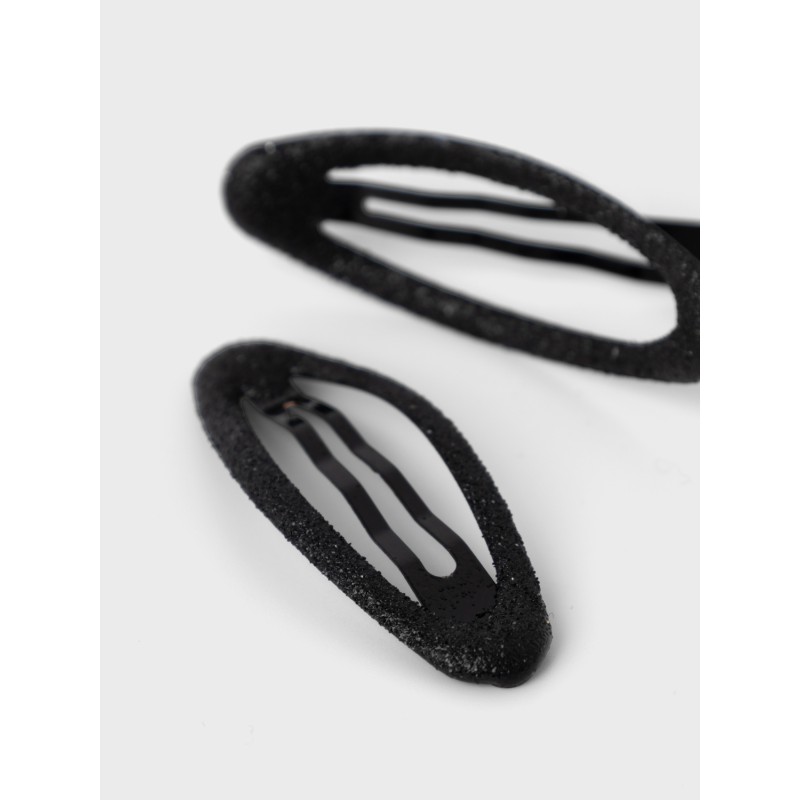 NAME IT Nkfacc-Reda 2P Glitter Hairclips - Sort