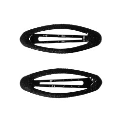 NAME IT Reda 2P Glitter Hairclips - Sort