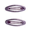 NAME IT  2-Pak Click Glimmer Hårspænder- Grape Juice