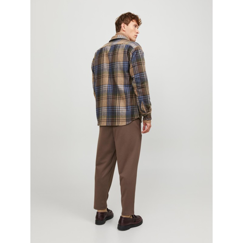 JACK & JONES Relaxed Fit Overshirt - Toffee