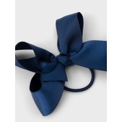 NAME IT Kids Facc-Risa Sløjfe Hårelastik- Dark Sapphire