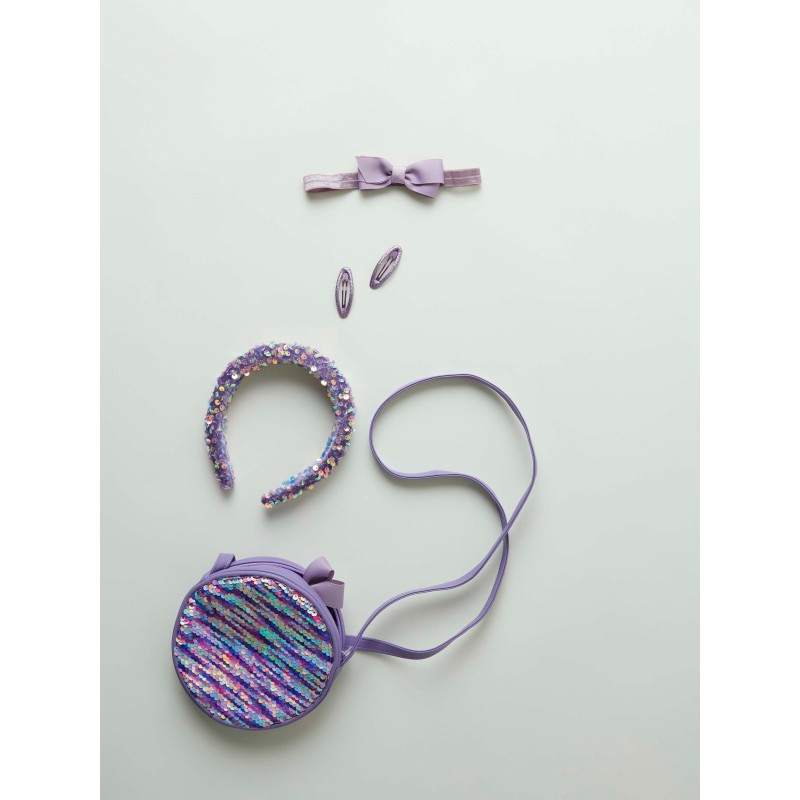 NAME IT Acc-Risa Hårbånd - Laventer Mist