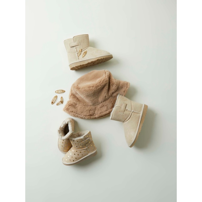 NAME IT Nkfacc-Reda 4P Glitter Small Hairclips - Gold Colour