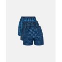 JBS 3-Pak Boxershorts I Økologisk Bomuld - Blåt Print