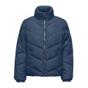 JDY Finno Kort Padded Jakke Otw New - Dark Denim