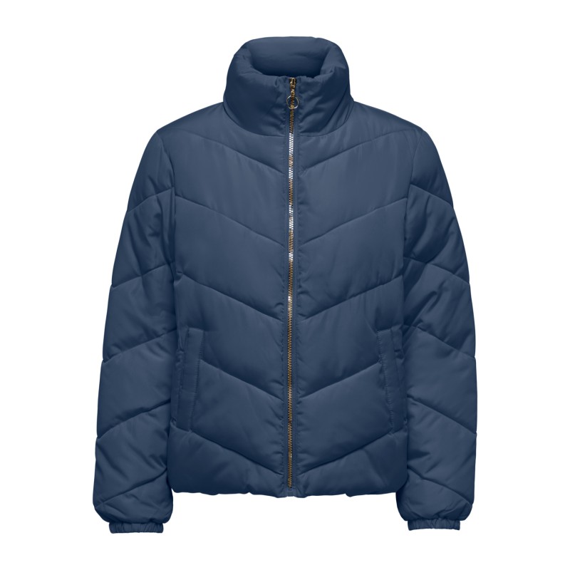 JDY Finno Kort Padded Jakke Otw New - Dark Denim