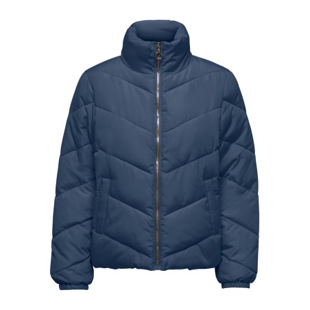 JDY Finno Kort Padded Jakke Otw New - Dark Denim