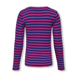 KIDS ONLY Luna Langærmet O-Neck Top Jrs - Bluing