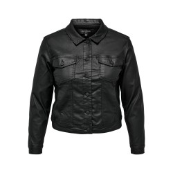 ONLY CARMAKOMA Wespa Jakke Coated - Sort