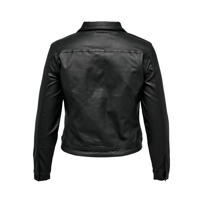 ONLY CARMAKOMA Wespa Jakke Coated - Sort