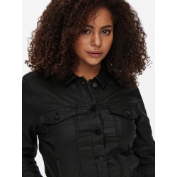 ONLY CARMAKOMA Wespa Jakke Coated - Sort