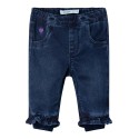 NAME IT Baby Rose Jeans - Dark Blue Denim