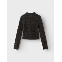 LMTD Nunic Langærmet Crop Top - Sort