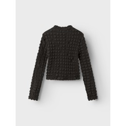 LMTD Nunic Langærmet Crop Top - Sort