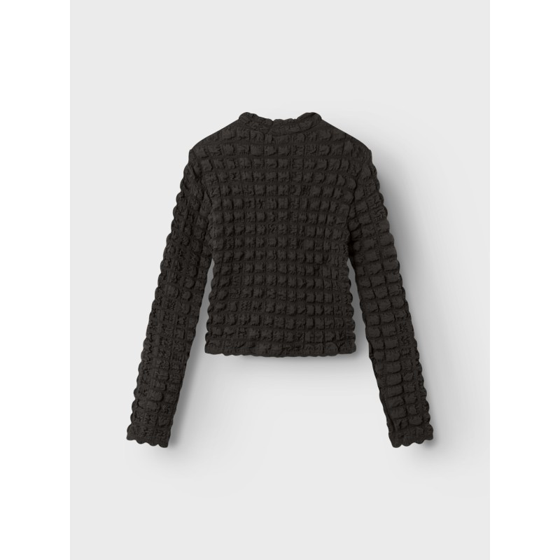 LMTD Nunic Langærmet Crop Top - Sort